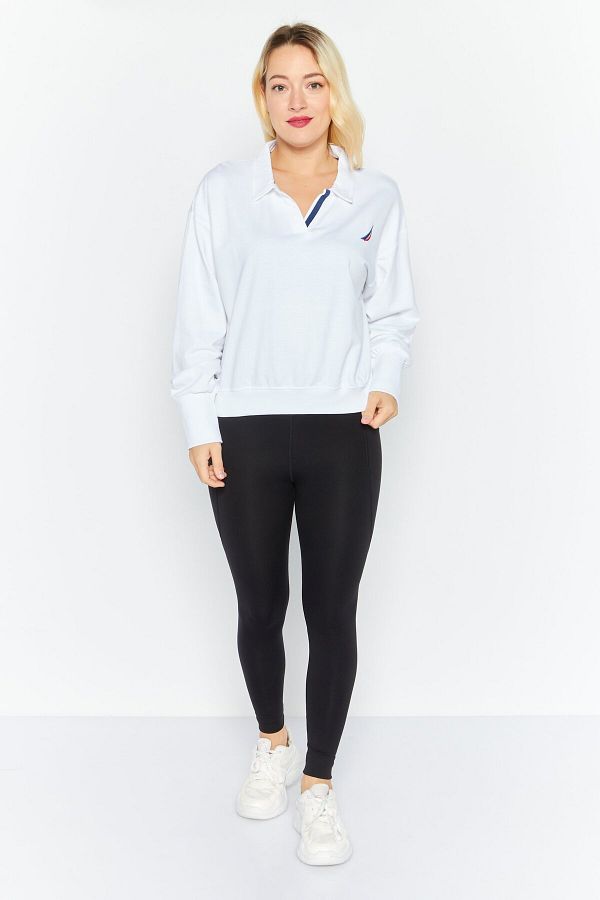 Nautica sweatshirt womens clearance