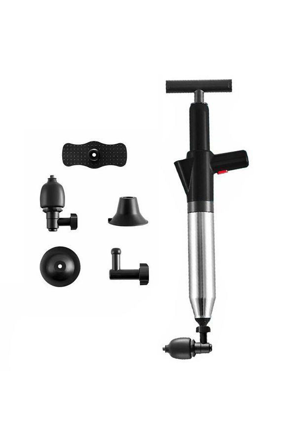 APWIKOGER-Toilet Clogged Unclogging Device Pipe Plunger High Pressure Drain Plunger Dredge Clog Bath Toilet... 1