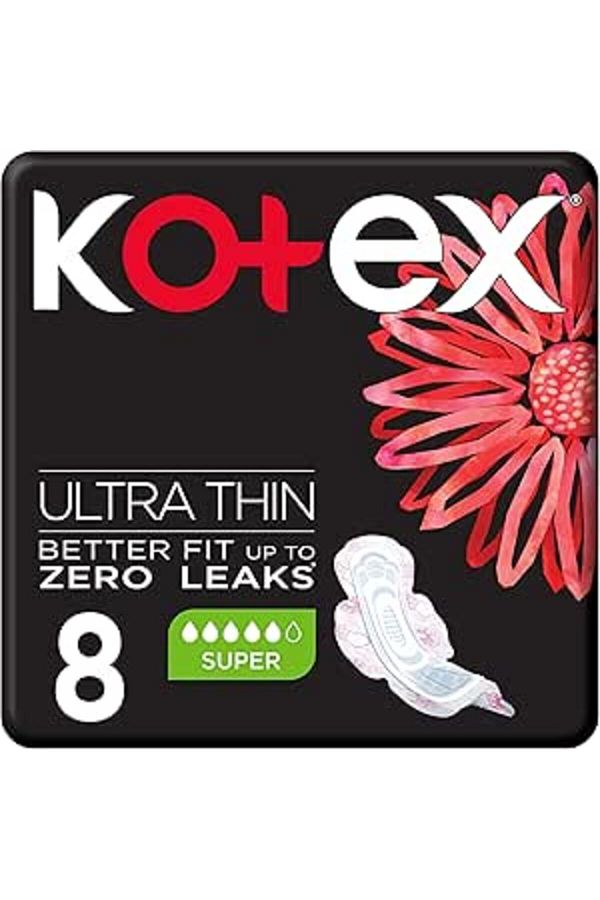 Kotex-Ultra Thin Pads, Super Size Sanitary Pads, 8 Sanitary Pads 1
