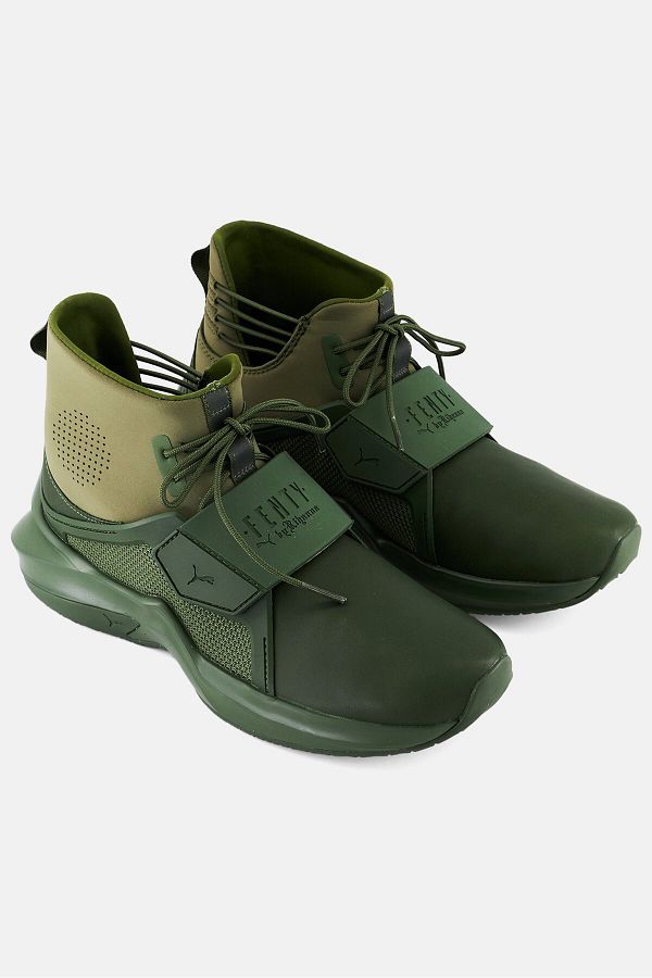 Fenty PUMA by Rihanna Women Lace Up Training Shoes Olive Trendyol