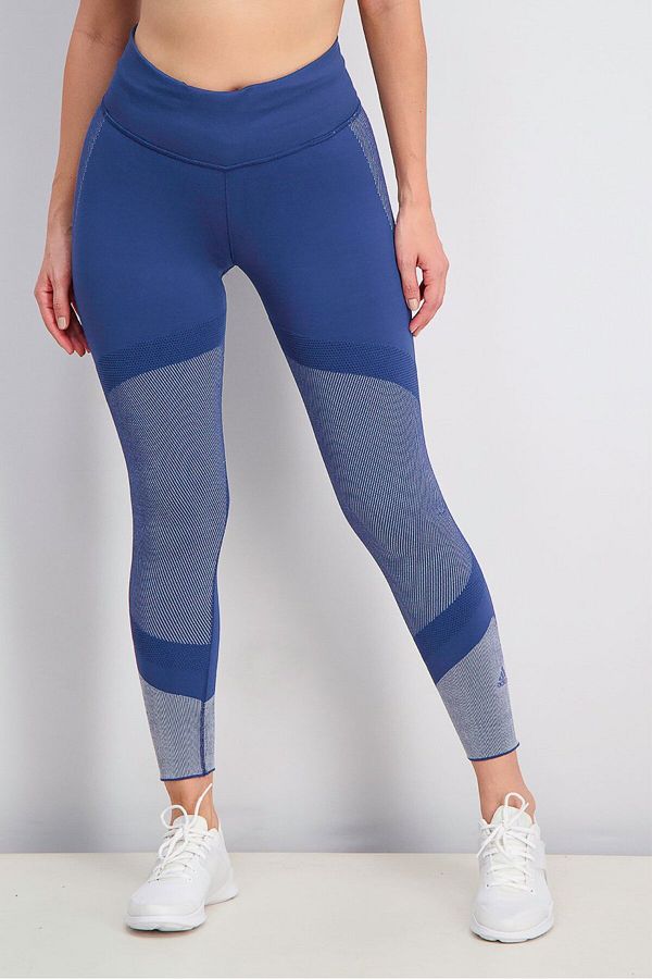 adidas-Women Primeknit Tights, Navy 1