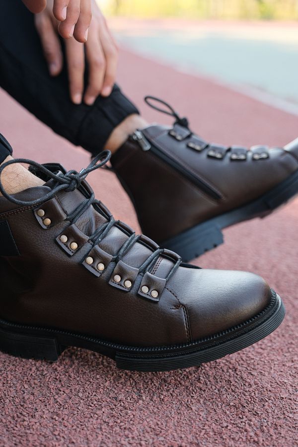 Riccon-Braune Herrenstiefel 0012716 1