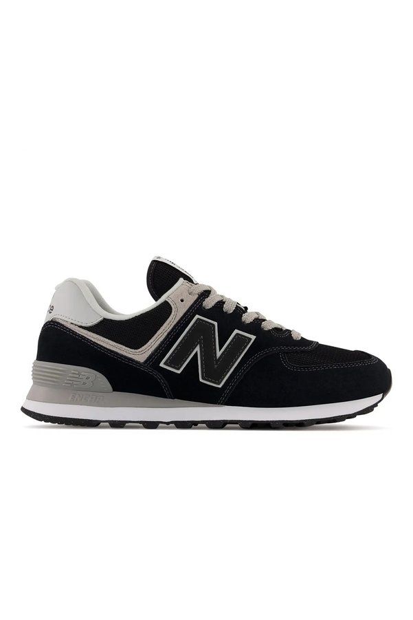 New Balance 574 Unisex Black Casual Shoes - Ml574Evb
