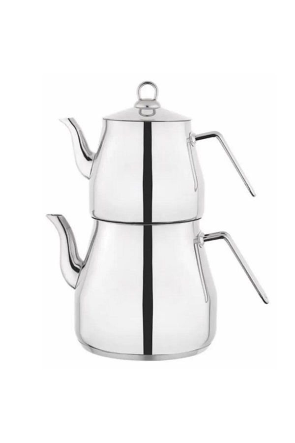 Lines-Mega Pyramid Metal Teapot with Handle - Msm0108 1
