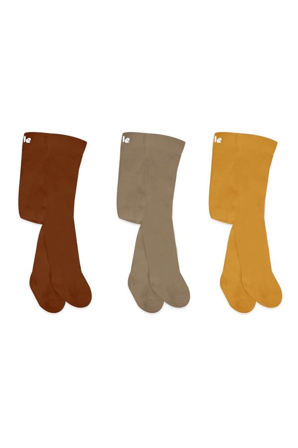 Bistyle Bistil Kız Erkek Bebek Derby Düz Organik Penye Külotlu Çorap