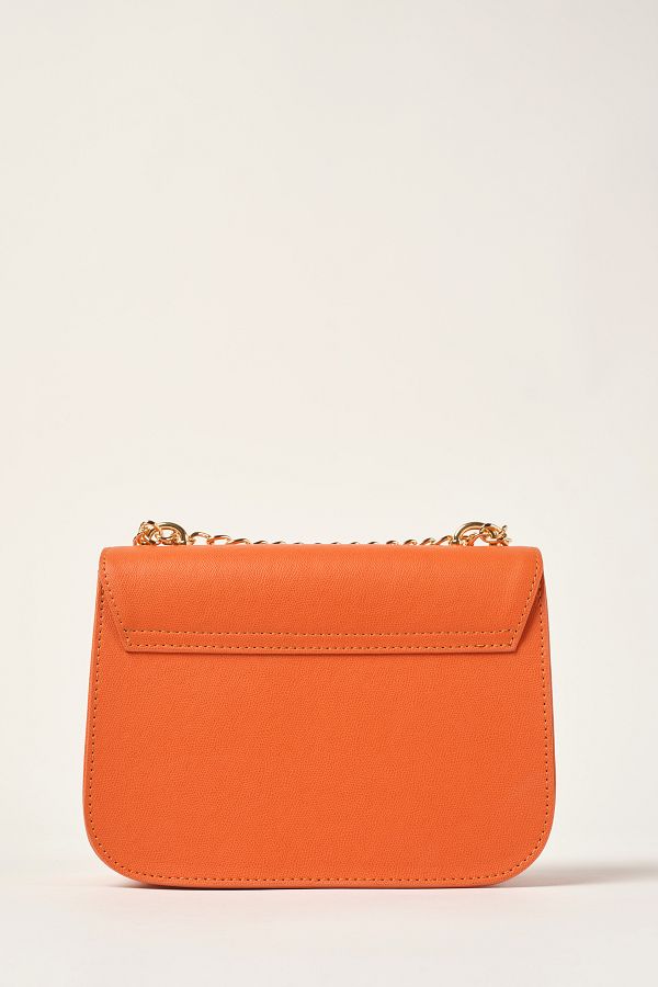 Ted Baker Orange Plain Leather Cover Chain Strap Crossbody Bag 24Fw914 Trendyol