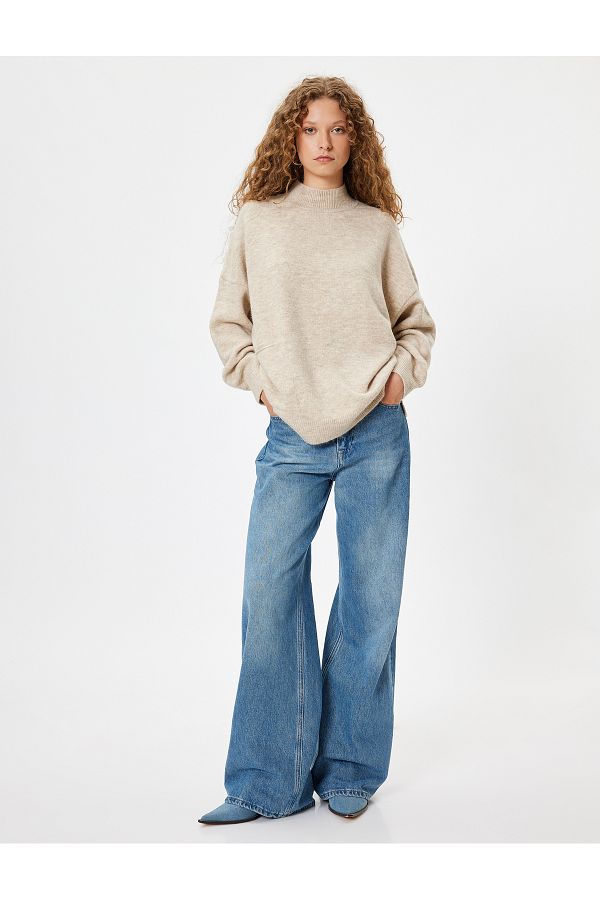 Tunic sweater with pockets cheap