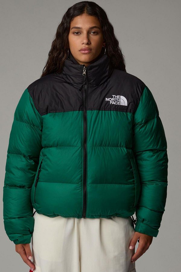 North face green coat top