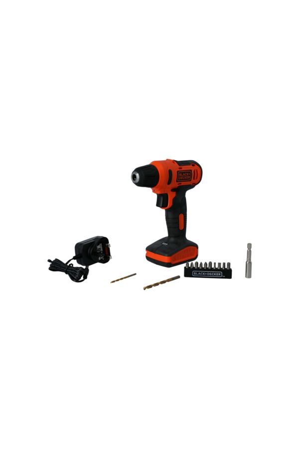 BLACK&amp;DECKER-Cordless Drill Driver with 13-Piece Bits LD12SP-B5 1