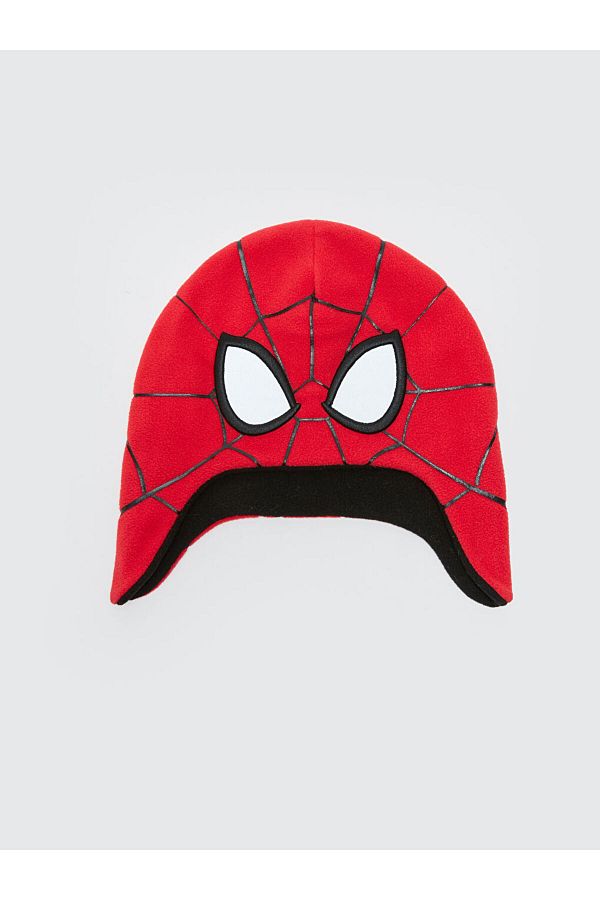 LC Waikiki-LCW ACCESSORIES Spiderman Licensed Boy's Fleece Beanie 1