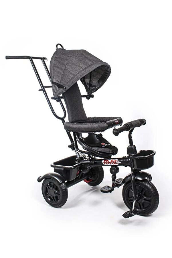 Rival 1 Yaş Rv501 Hiper Bike Ebeveyn Kontrollü 3 Tekerli Çocuk Bisikleti Antrasit