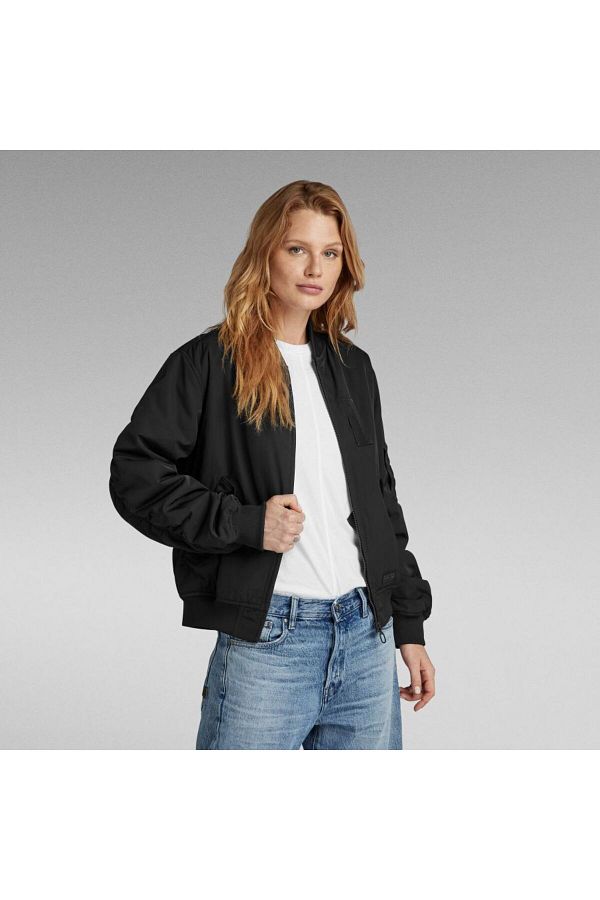 G STAR RAW Winter Jacket Black Basic Trendyol