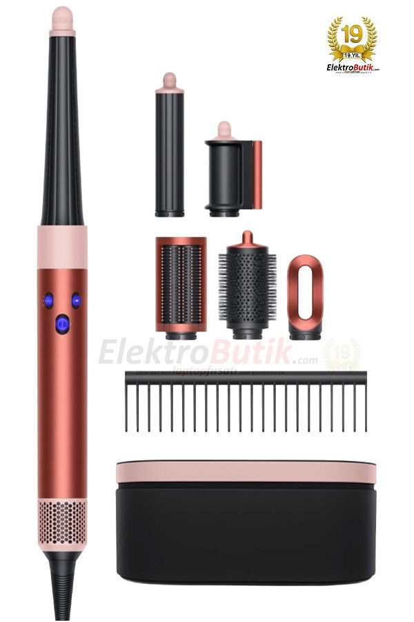 DYSON-Airwrap I.D. Bluetooth Sheet Rubbing and Drying Kit Special Series with Strawberry Bronze Gift 1