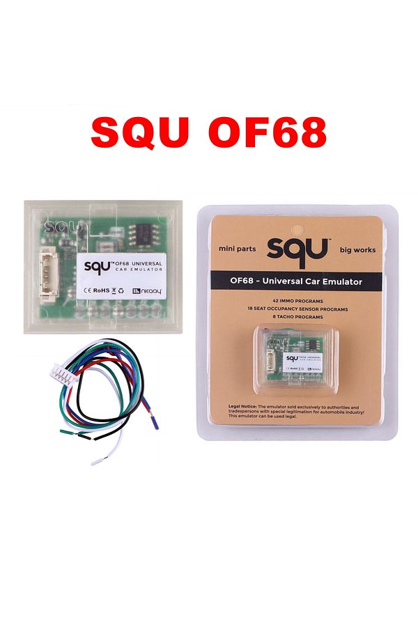Choice-1-20Pcs Flexible SQU OF68/SQU OF80/OF96 Universal Car Emulator Signal Reset Immo Programs Place E... 1