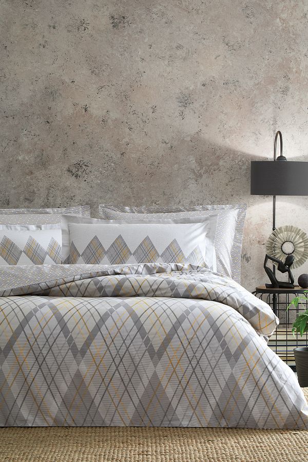 Puffy-Sineri Double Ranforce Duvet Cover Set - Gray 1