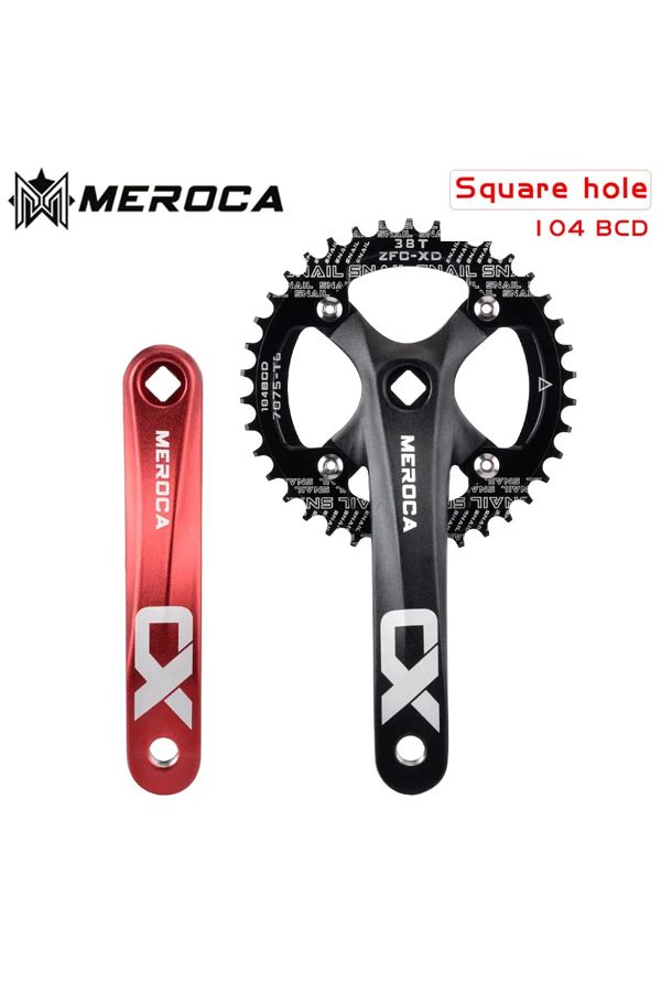 Choice GOLDIX CX Square Hole Bicycle Crankset 104BCD Aluminum Alloy Mountain Bike Crankset 170mm 32T 34T. Trendyol