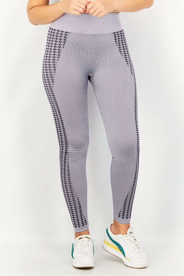 Asos 4505 Women Sportswear Fit Yoga Leggings Purple Black Trendyol