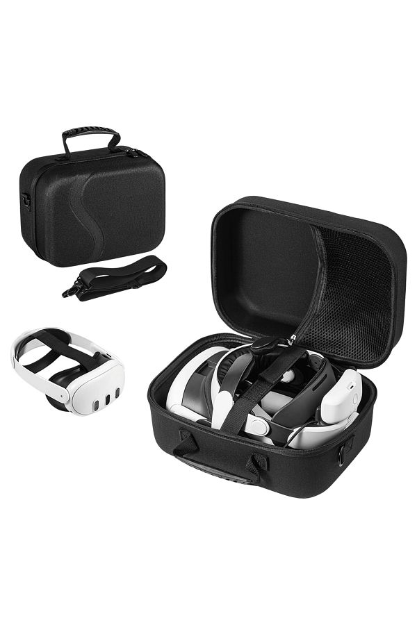 APWIKOGER-Carrying Case for Meta Quest 3 for BOBOVR M3 PRO Elite Strap Hard Shell Case Travel Case for Trav... 1