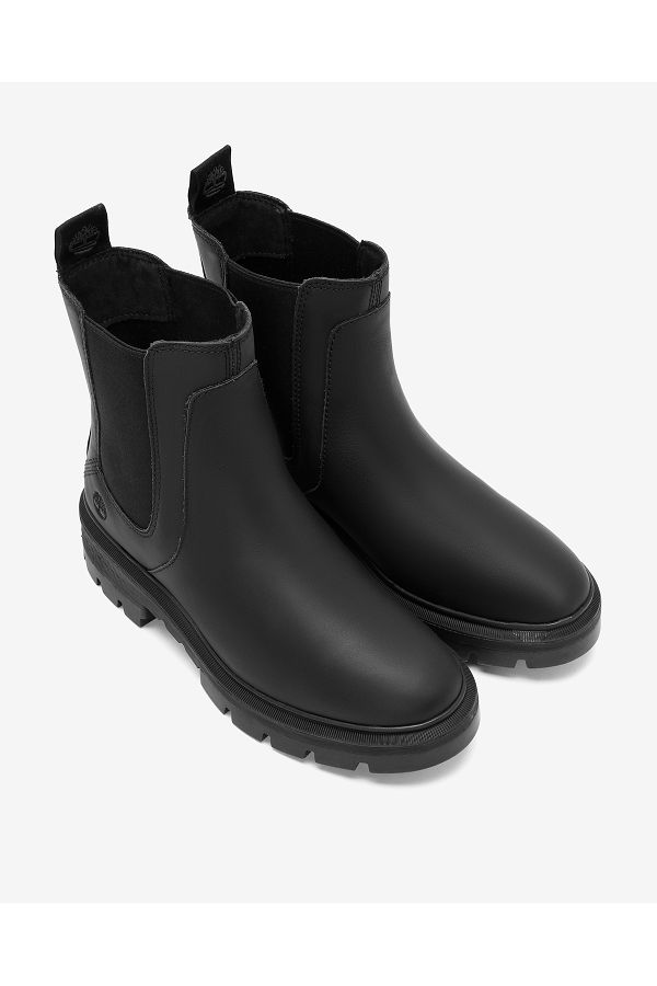 Timberland Cortina Valley Mid Chelsea Boot Women s Black Boots Tb0A5Nd70151 Trendyol