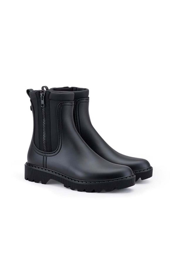 IGOR Chloe Engomada W10300 Women s Rain Boots with Side Zipper Black Trendyol