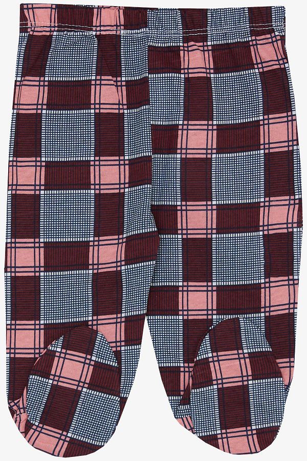 Breeze-6 Months Baby Girl with Booties - Bottom Plaid Pattern, Mixed Color 1