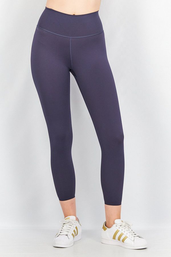 adidas Women Tight Fit Brand Full Leggings Navy Blue Trendyol