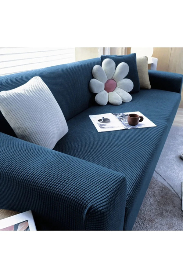 nurlan-Lycra Stretch Elastic Flexible Washable Square Pattern 3Seater Lycra Kotuk Cover Seat Cover 1