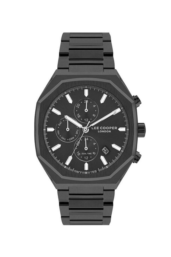Lee Cooper-Lc07617.060 All Functions Active Day and Calendar Display 5 Atm Waterproof Smoked Er 1