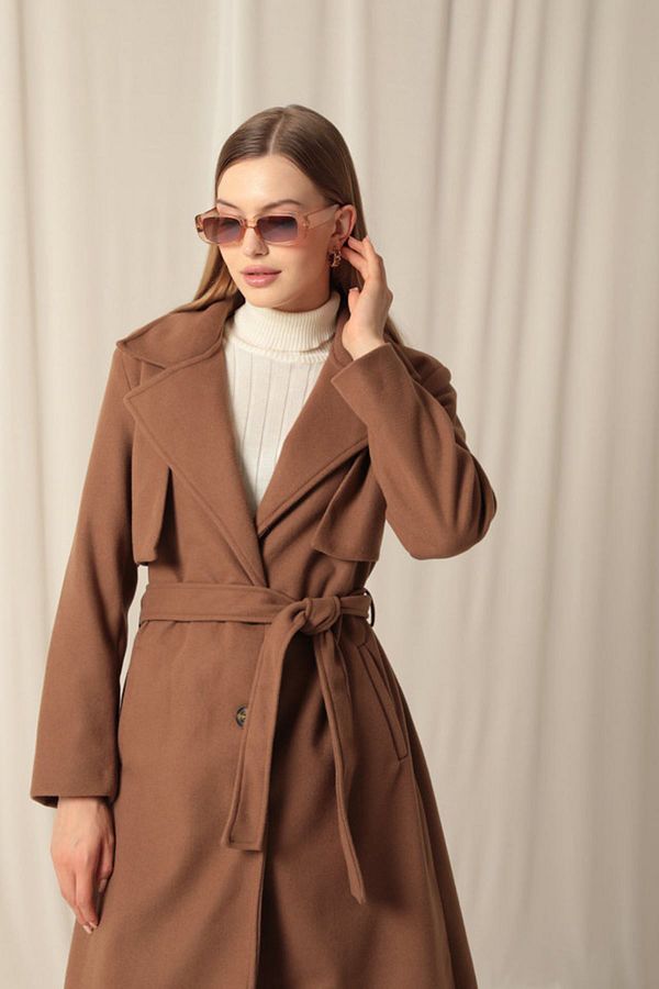 Tan overcoat women's new arrivals