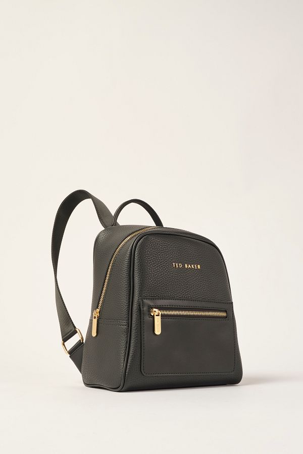 Ted Baker Black Floater Skin Zipper Detailed Backpack 1792 Trendyol