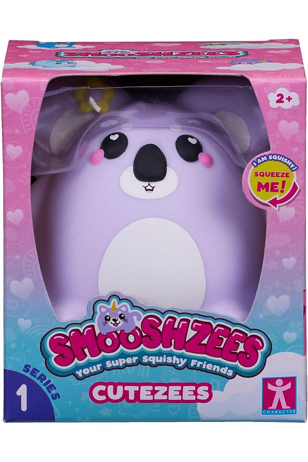 Smooshzees-Cutezees Berry, Purple Koala, Collectable Characters, Supersoft, Cuddly and Squishy! 1