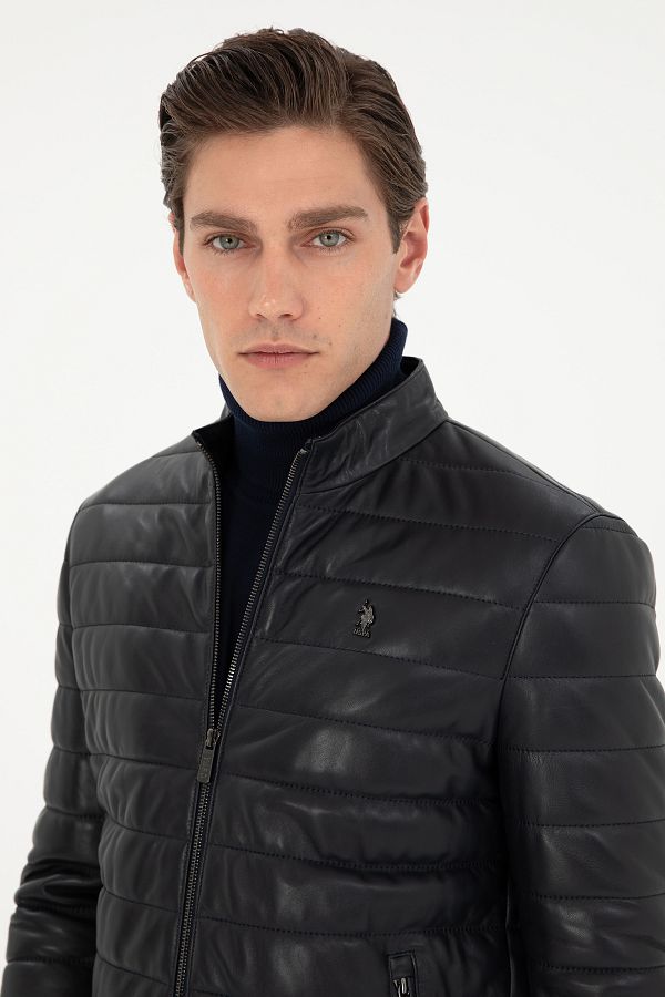 Us polo assn leather jacket outlet