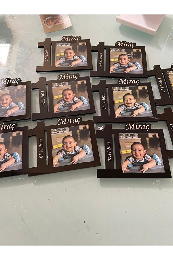 ELF REKLAM Resimli 1 Yaş Doğum Günü Magnet 10'lu