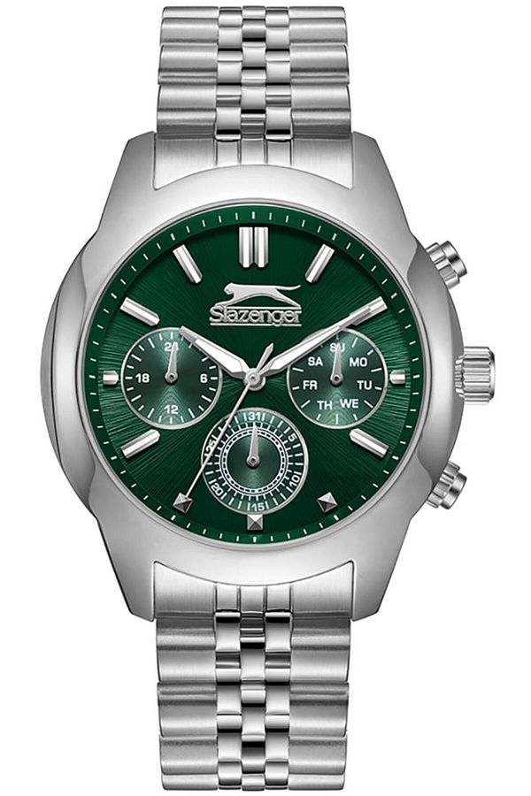 Slazenger Sl.09.2407.2.04 10 Atm Water Resistant Metalic Color Watch with Steel Band Trendyol