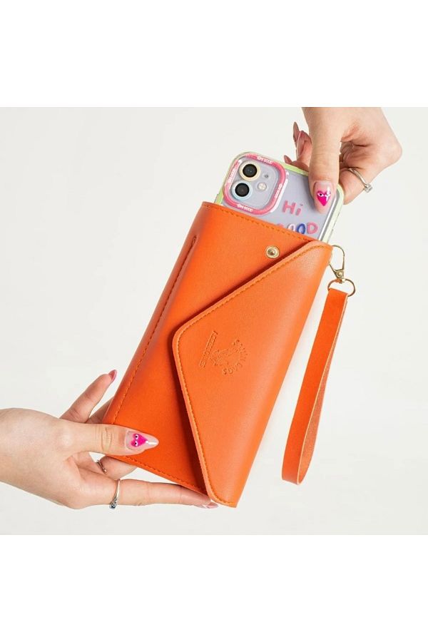 Givenza Andrey Hand Strap Soft Leather Multi Compartment Women s Card Holder Wallet Trendyol