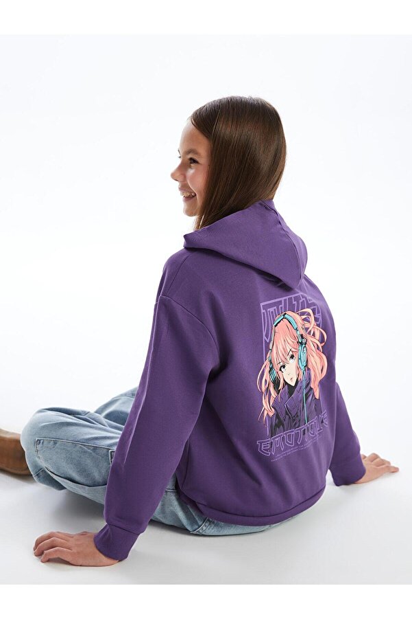 LC Waikiki Lcw Kids Hooded Girl's Thick Sweatshirt- Trendyol