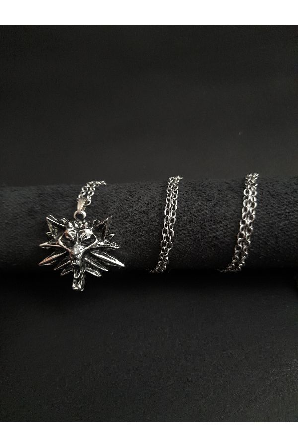 BSN Store-Nordic Fashion Wolf Figured Necklace 1
