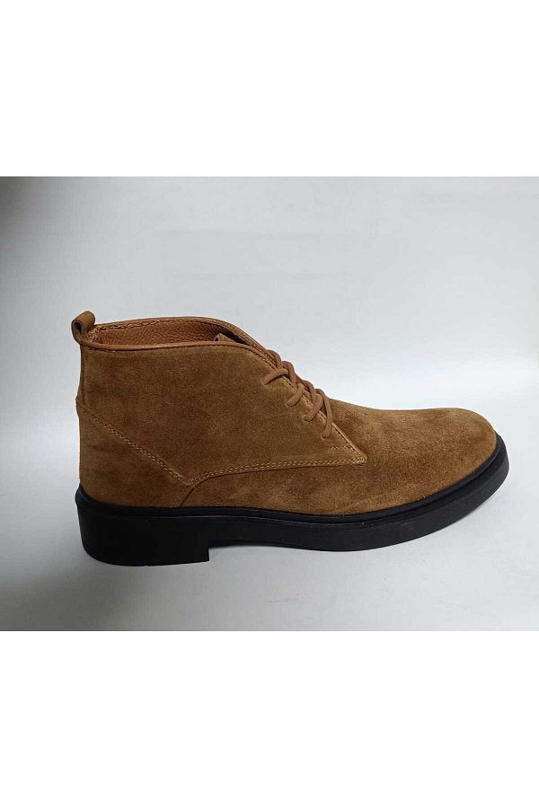 Ricardo Colli Tan Suede Men s Boots Lace Up Trendyol