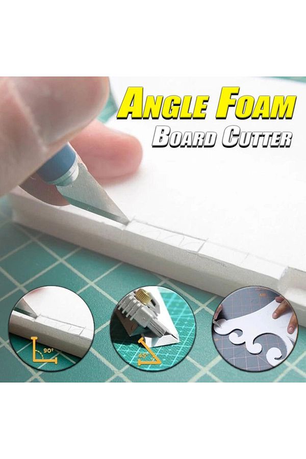 Choice-Angle Foam Board Cutter Cutter with Soft Grip Non-Slip and Comfortable for Cutting Beveled Edges ... 1