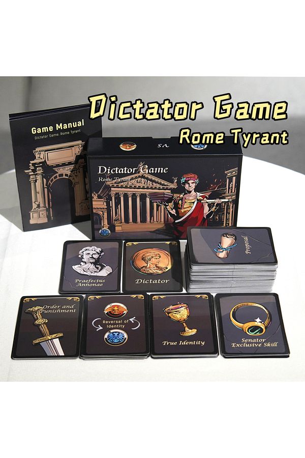 Choice-Dictator Game Strategy – 146-Card Game for 5-10 Players, Cardboard Material, Perfect for Party Ga... 1