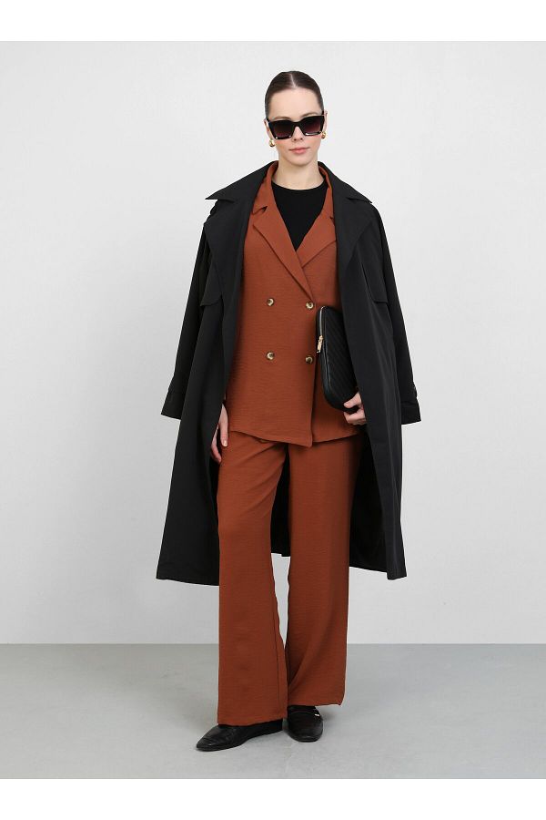 Refka-Aerobin Brown Aerobic Set - Jacket and Pantalon 1