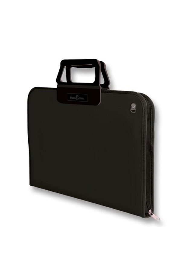 Faber Castell-38X55 cm Black Project Case, Large Internal Volume, Ergonomic Carrying Strap, Pp Material 1