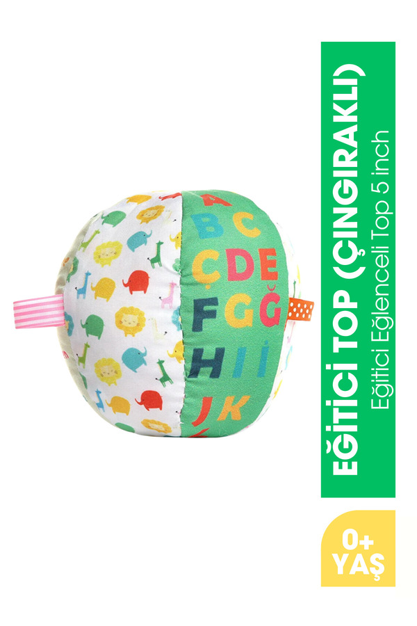 baby toys Eğitici Eğlenceli Çıngıraklı Top 5 inch