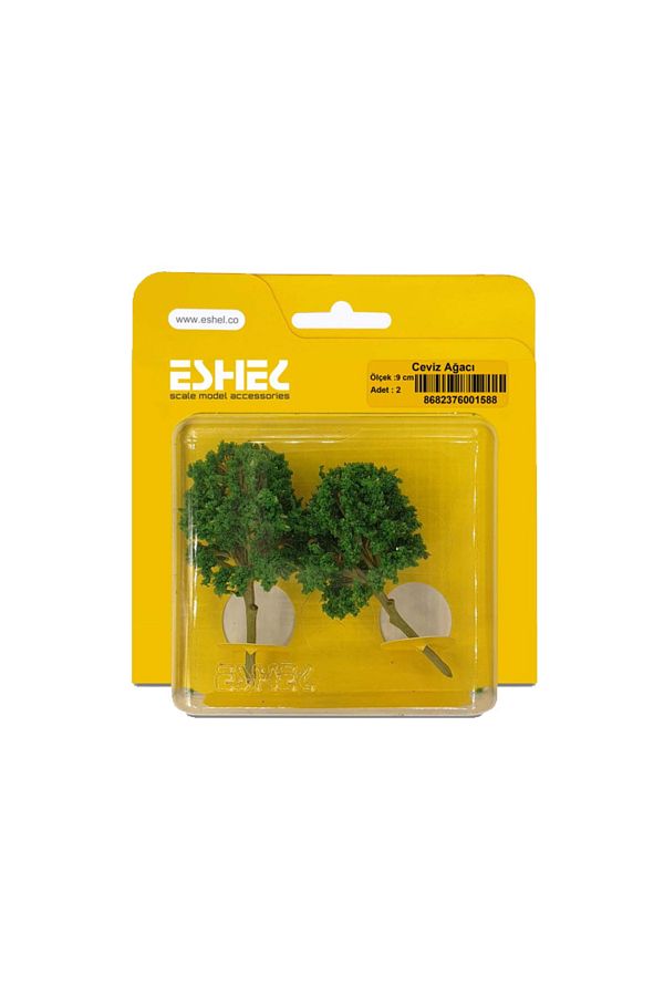 Eshel-Set of 2 Walnut Tree with 9 cm Wide 1