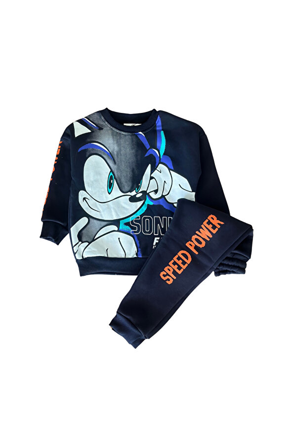Baby Sonic Eşofman Takımı 3 iplik Şardonlu