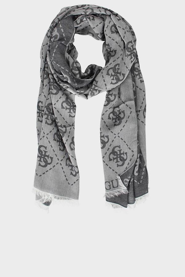 Guess-شال مشروط بنمط روما مزدوج الجوانب - 83x183 سم AW5152MOD03 1