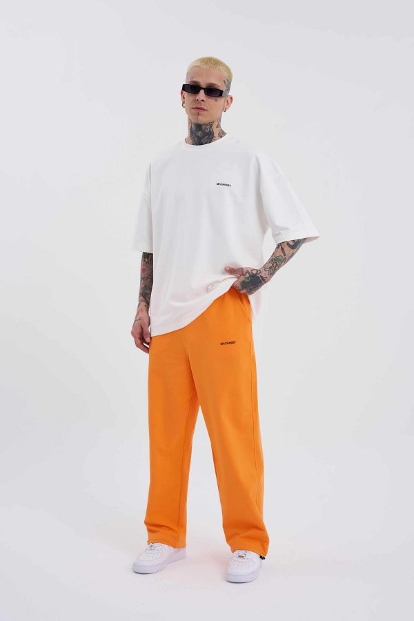 Baggy orange sweatpants deals