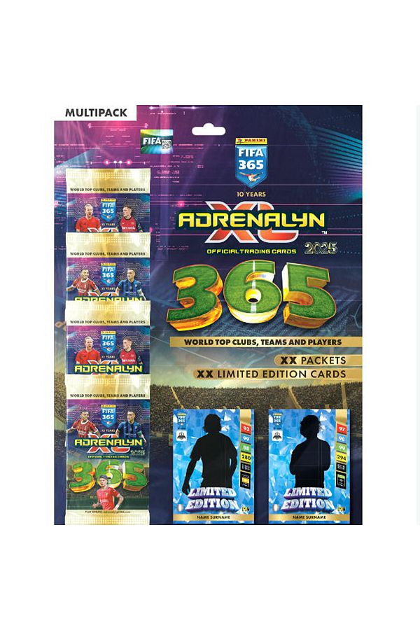 karinabest-Panini Fıfa 365 2025 Adrenalyn XL - Multipack Multi Pack (3 Boosters 1 Limited Edition Cards) 1