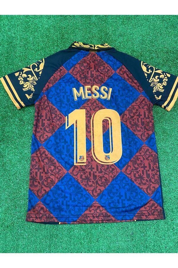 Lion Spor-Fc. B.A.R.C.E.L.O.N.A Lionel Messi Season 2025 Custom Nostalgia Jersey Multicolor Jersey 1