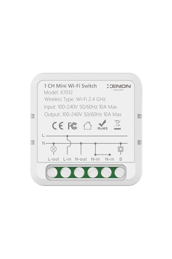 Xenon Smart-الذكية راحة مفتاح واحد التبديل التطبيق المحمول واي فاي بلوتوث التحكم عن بعد X7012 1